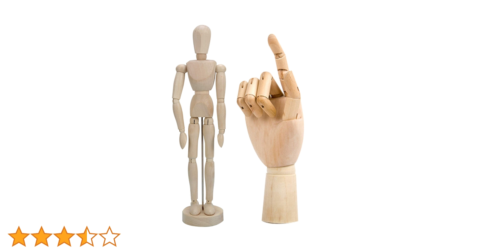 Amazon | Zakya デッサン人形 2点セット 木製 人形 ハンド 右手 Amazon | Zakya デッサン人形 2点セット 木製 人形 ハンド 右手